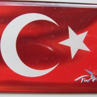 Автентичен магнит от Турция-флаг, снимка 2 - Колекции - 35779249
