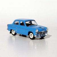 Москвич 407 1958 - мащаб 1:43 на DeAgostini моделът е нов в блистер, снимка 4 - Колекции - 44476520