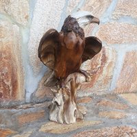 Декоративна фигура- Белоглав орел, снимка 3 - Статуетки - 33993501