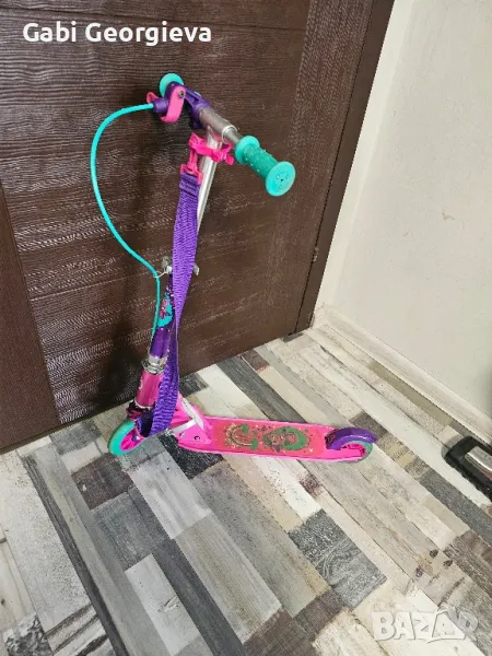 Детска сгъваема тротинетка за момиче от 3 до 6г, снимка 1