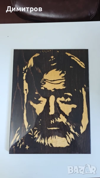 Картина Хемингуей СССР от 1970г, снимка 1