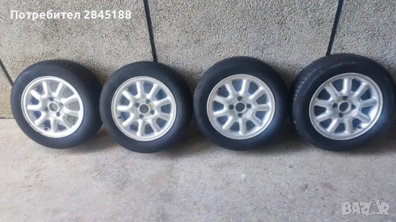 Продавам 4 алуминиеви джанти с летни гуми., снимка 1