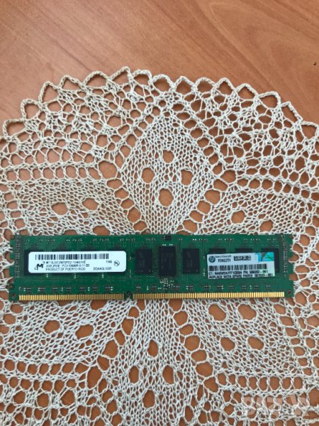 MT18JSF25672PDZ-1G4G1HE - Micron 2GB PC3-10600 DDR3-1333MHz ECC регистриран CL9 RDIMM двурангов моду, снимка 1