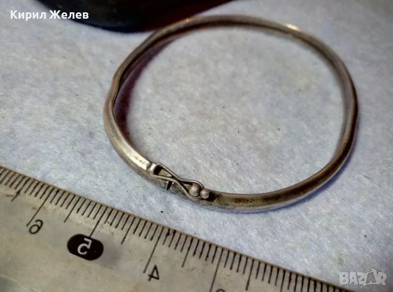 СТАРИННА РЕТРО АРТ СРЕБЪРНА ГРИВНА СРЕБРО ВИСОКА ПРОБА МАЙСТОРСКА РЪЧНА ИЗРАБОТКА 42274, снимка 1