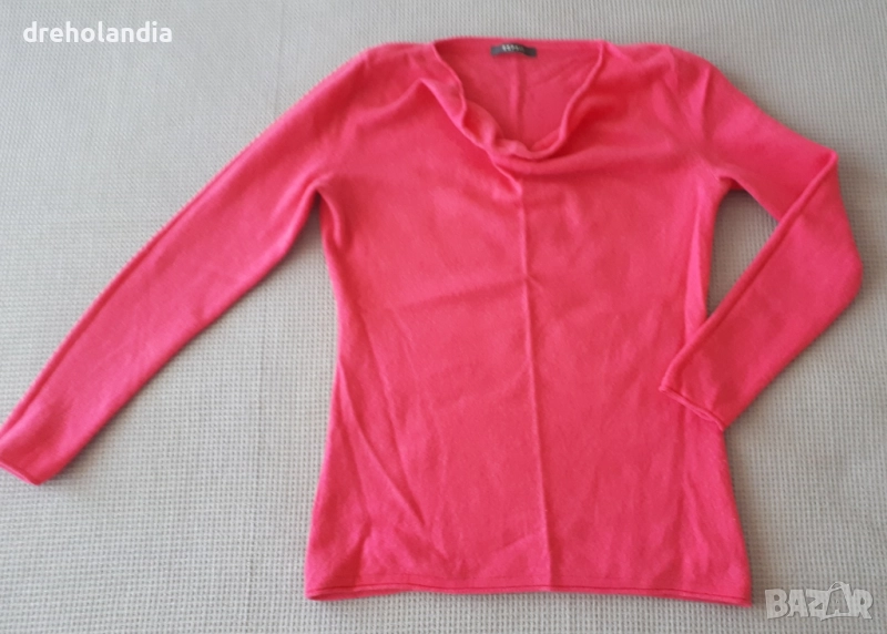 Дамски цикламен вълнен пуловер Esprit – 38 / М, снимка 1