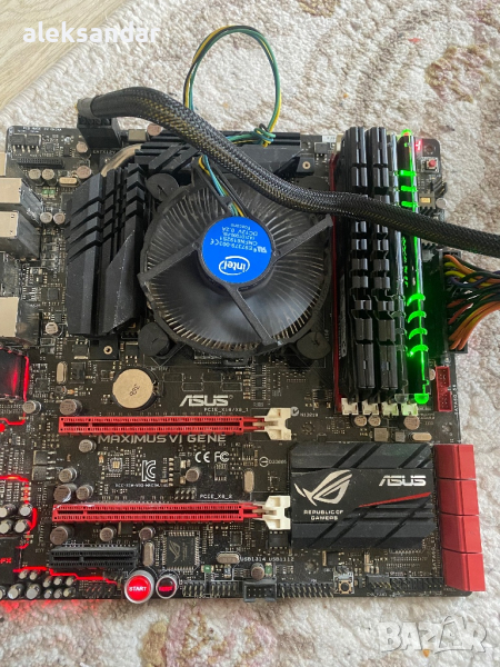  1050 .ASUS maximums vi. intel  i7 .4771 , снимка 1