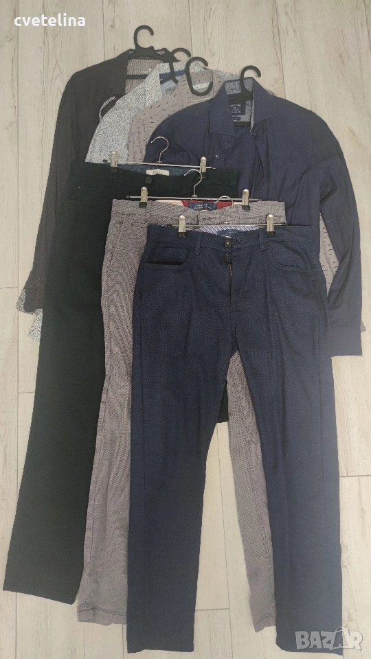 лот от 4 ризи и 3 панталона С-М, снимка 1
