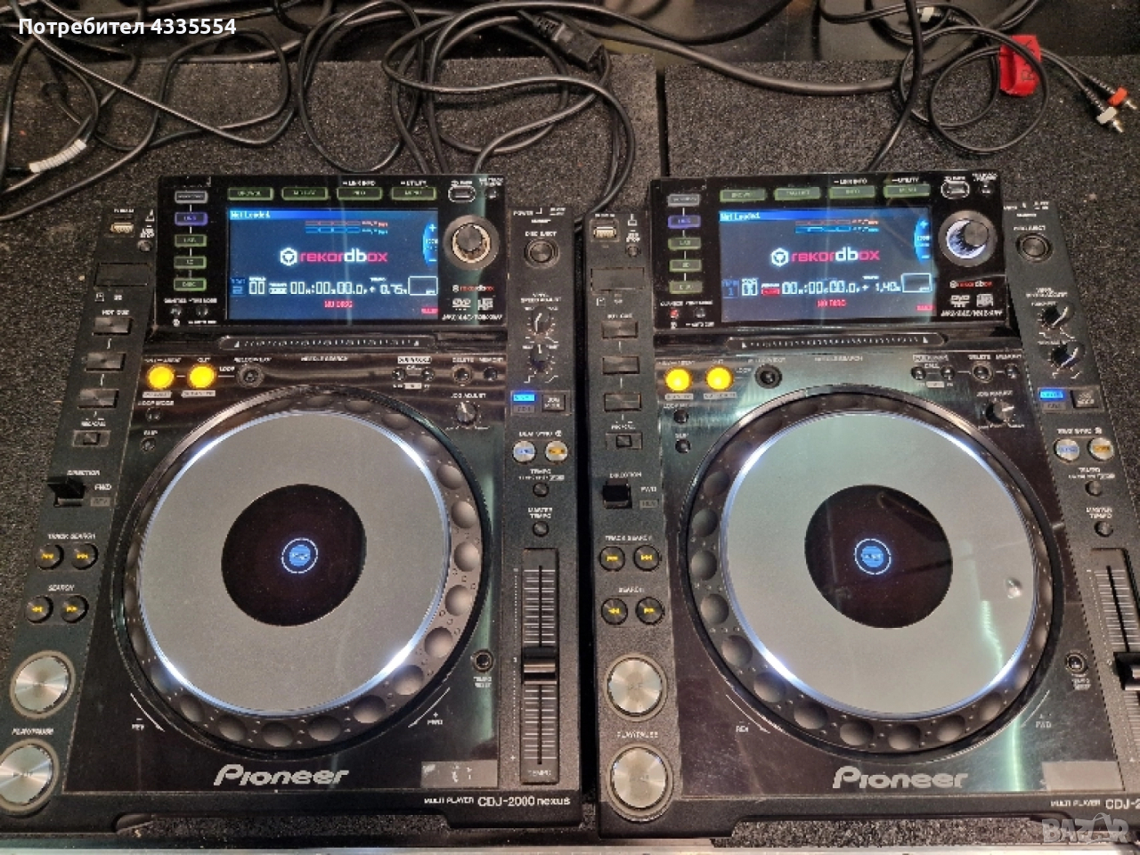 2 броя плеъри Pioneer CDJ 2000 Nexus, снимка 1
