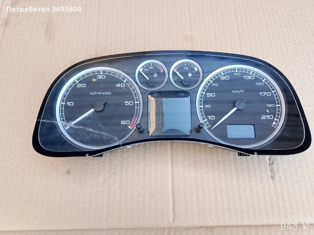 Табло километраж Peugeot 307 2.0 HDI Пежо 2.0 ХДИ, снимка 1