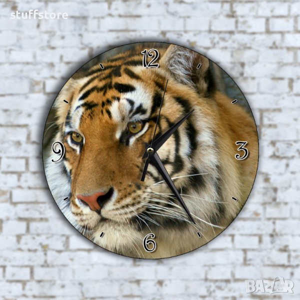 Стенен Часовник - Красив Тигър, снимка 1