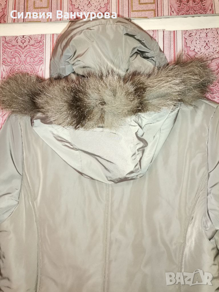 Уникално Италиянско палто с качулка от лисица, снимка 1