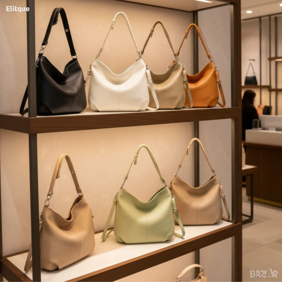 Елегантна дамска чанта от еко кожа – стил и практичност за всеки ден, снимка 1