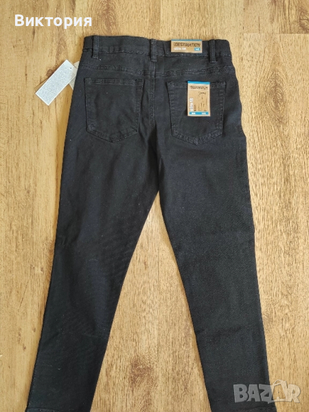 нови черни дънки 146 размер, снимка 1