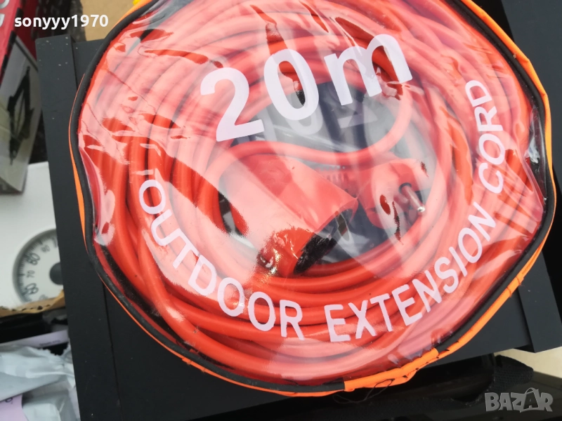 20М-КАБЕЛ 220V-УДЪЛЖИТЕЛ 3008251712, снимка 1