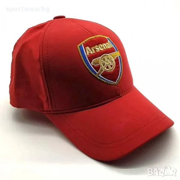 Арсенал футболна шапка Arsenal FC червена с козирка, снимка 1