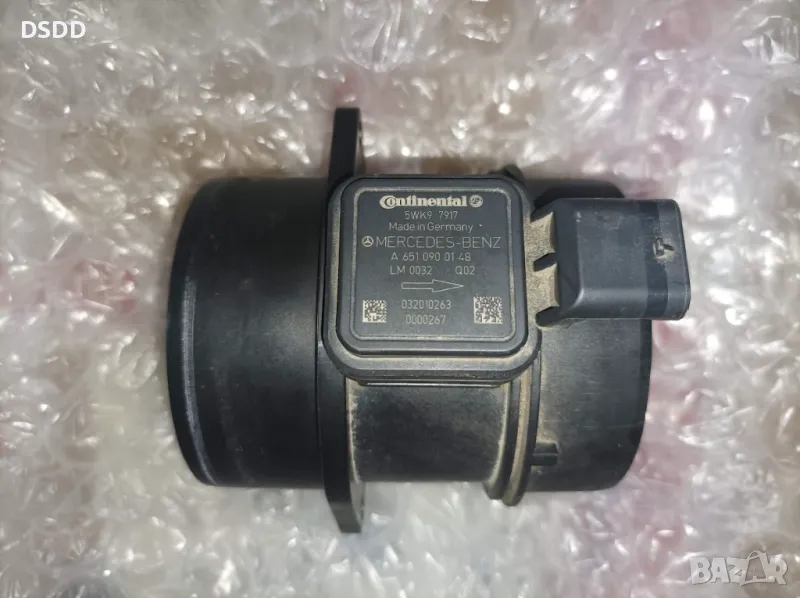 Дебитомер A6510900148 5WK97917 за Mercedes 2.2 CDI OM651, снимка 1