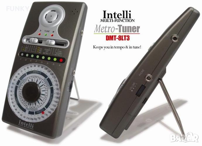 Intelli DMT8LT3 Multi-Function Digital Metronome & Tuner, снимка 1