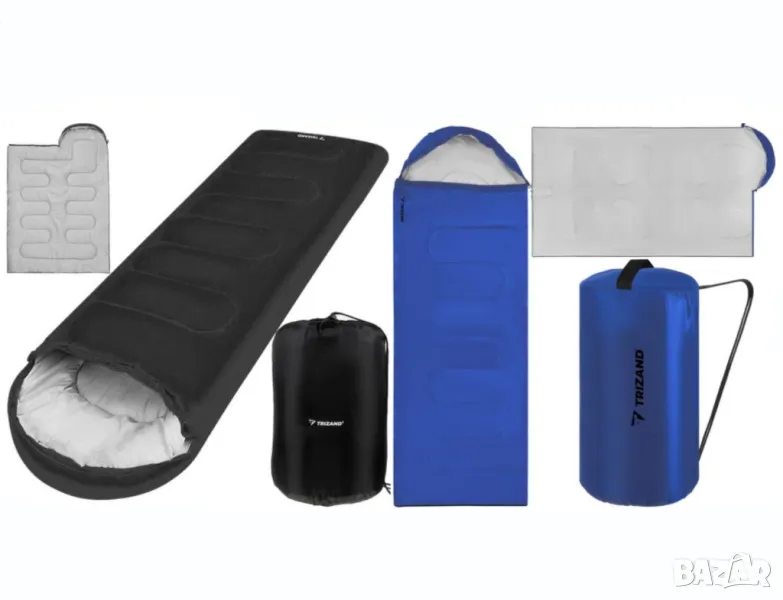 Спален чувал за къмпинг / Туристически спален чувал Trizand - 2 модела, снимка 1