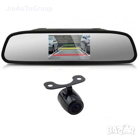 Система за паркиране с огледало с дисплей 4,5inch и камера за задно виждане AP PS603, снимка 1