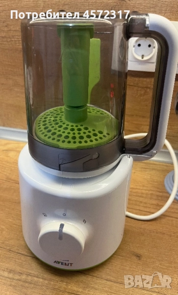 Уред за готвене на пара и блендер Philips avent 2in1, снимка 1
