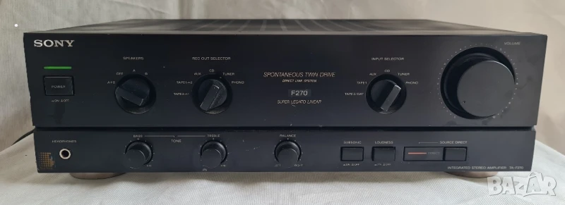 Усилвател SONY TA F270, снимка 1