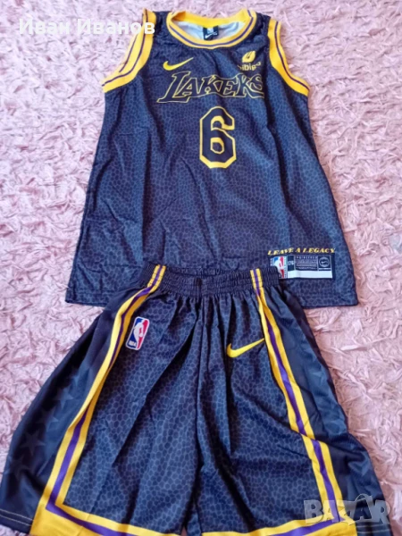 Чисто нов оригинален екип на Los Angelis Lakers - LeBron James, снимка 1