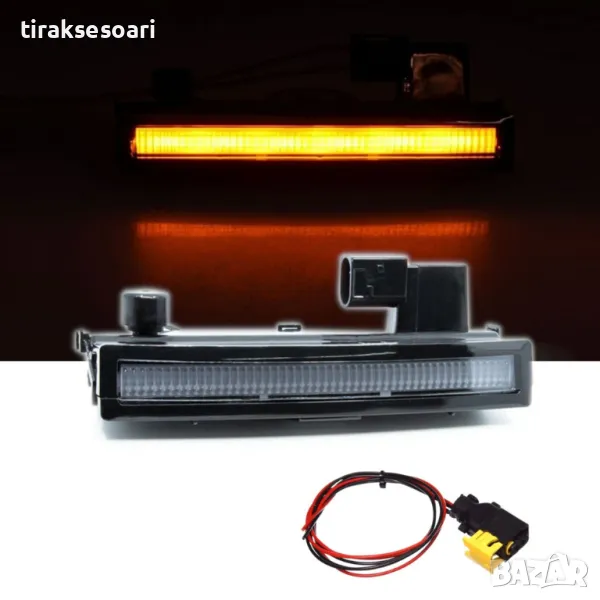 LED Оранжев Преден Габарит за Scania Скания P G R след 2016 с кабел, снимка 1