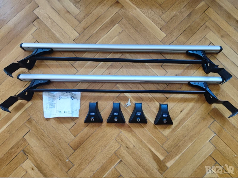 Алуминиеви напречни греди / багажник за Nissan Primera P12, снимка 1