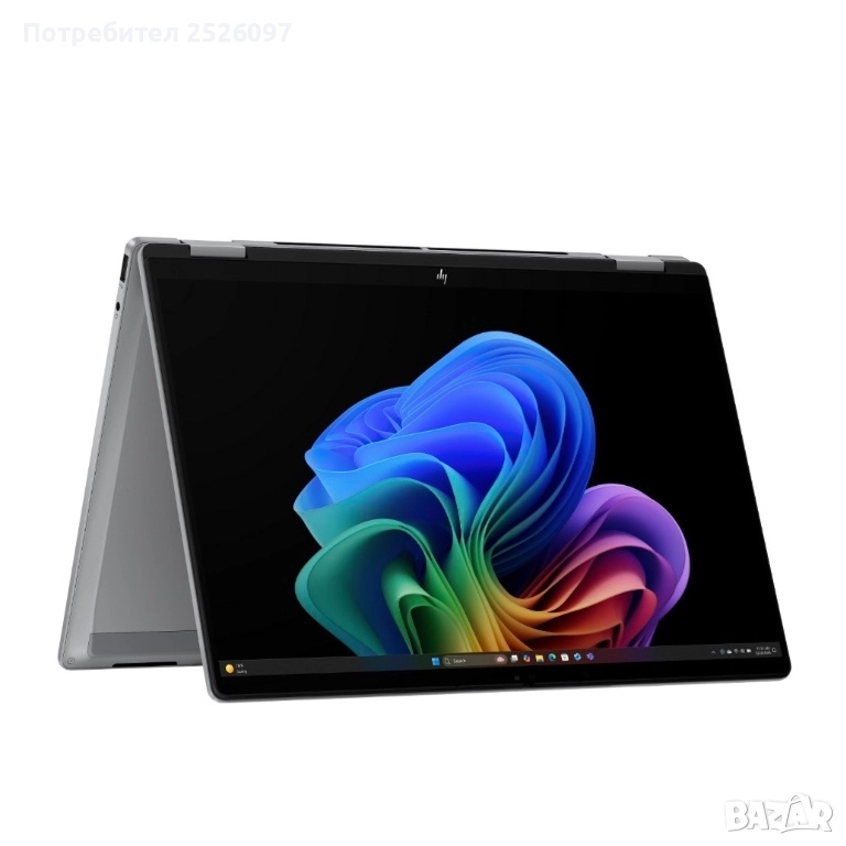 HP OmniBook X Flip 2in1/14” 2K Touch/Ryzen AI 7 350/16GB 7500MHz/512GB, снимка 1