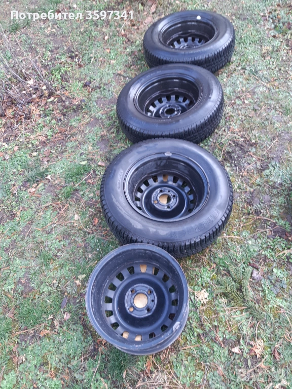 Опел Астра 1999 г 4 джанти и 5 гуми, снимка 1