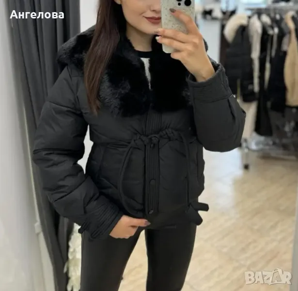 Ново яке С-М черно и екрю, снимка 1