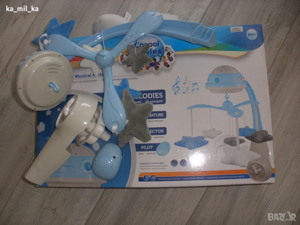 Играчка-въртележка, детска, музикална, снимка 1