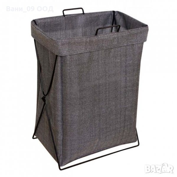 Красив кош за пране-метал и текстил, снимка 1