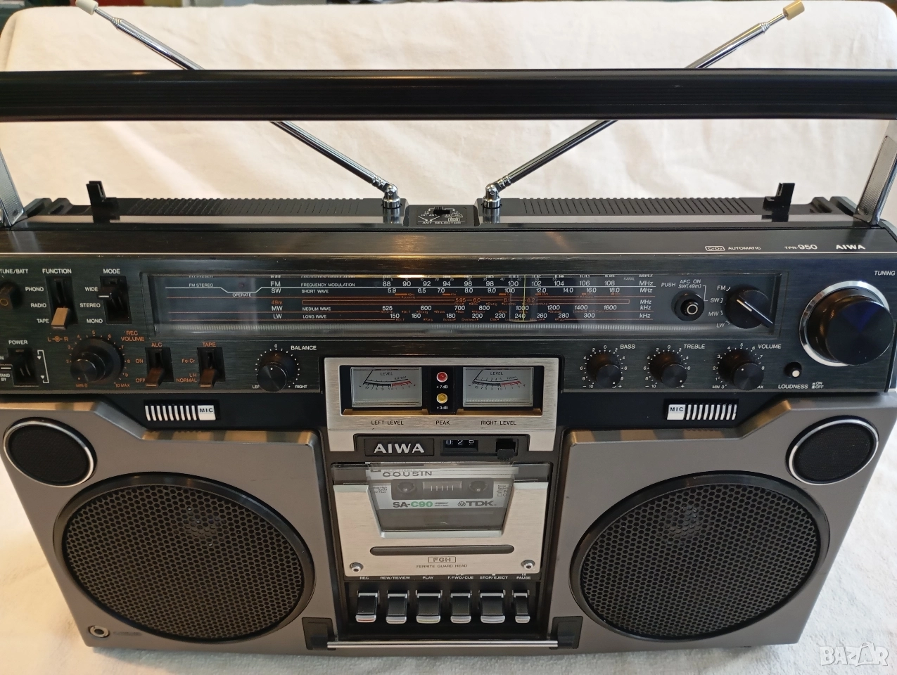 Радиокасетофон Aiwa TPR 950 E boombox, снимка 1