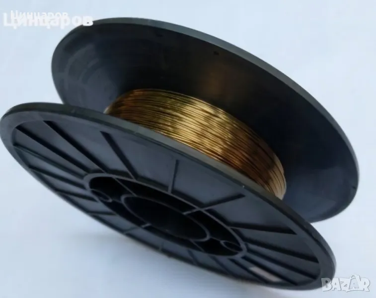 CuAl8 тел заваръчен диаметър 0.8мм или 1.0мм.Алуминиев бронз, снимка 1