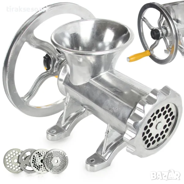 Полска Ръчна Месомелачка №22 алуминиева MAR-POL, снимка 1