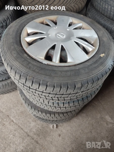 Комплект джанти със зимни гуми 175/70/14C falken, снимка 1