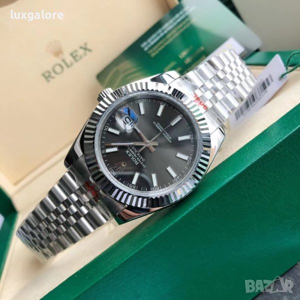 Мъжки часовник Rolex Oyster Perpetual Datejust Grey с автоматичен механизъм, снимка 1