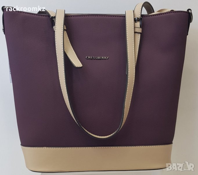 Дамска чанта Cressberry в лилав цвят, снимка 1