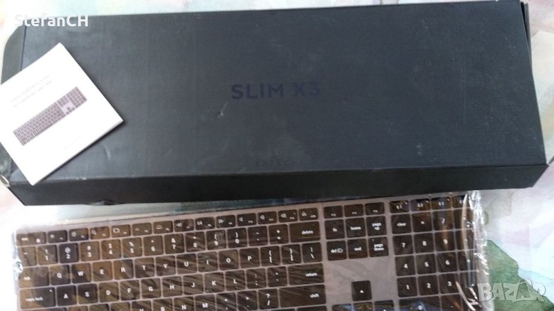 за части - SATECHI Slim X3 Bluetooth Backlit Keyboard US Space Grey, снимка 1