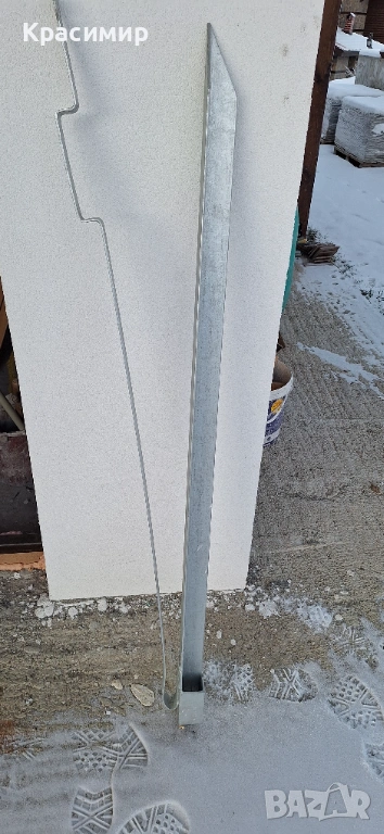 Заземителен кол и шина 1,5 м, снимка 1