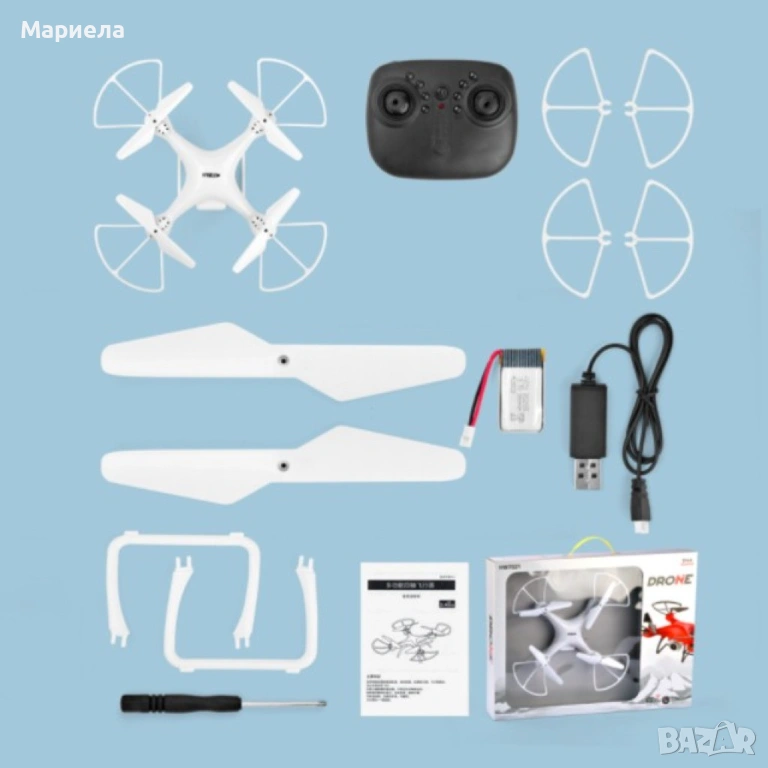 Мини дрон с възможност за поставяне на HD камера HW7021, снимка 1