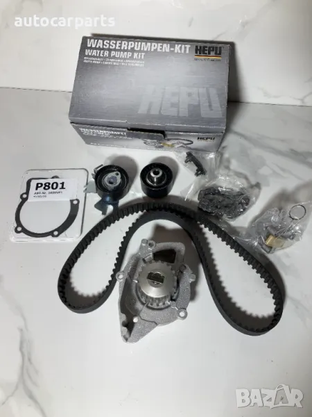 Комплект ангренажен ремък с водна помпа за Ситроен, Фиат, Форд, Пежо, Ланчия и Волво, снимка 1