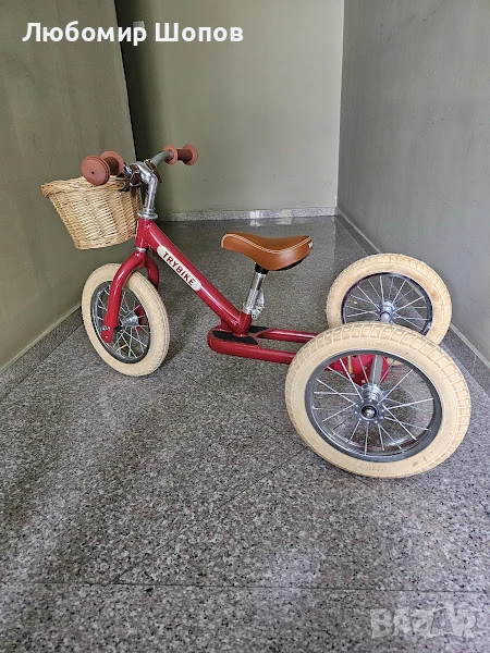 Trybike колело за баланс Червен Винтидж - Red Vintage, снимка 1