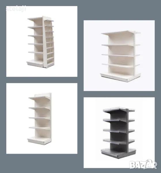 НОВО! Метални стелажи на достъпни цени!Търговско оборудване!, снимка 1