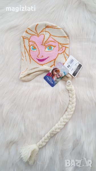 Детска шапка Елза с плитка - нова, снимка 1
