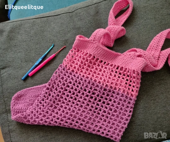 плетена чанта , снимка 1