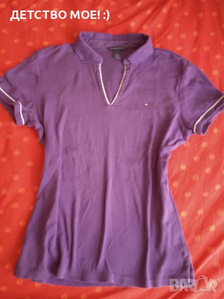 Tommy Hilfiger оригинална дамска лилава тениска, снимка 1