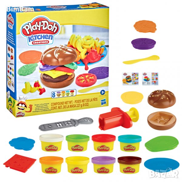 Детски комплект за моделиране на хамбургери / Kitchen Creations Play Play-Doh/ Hasbro, снимка 1
