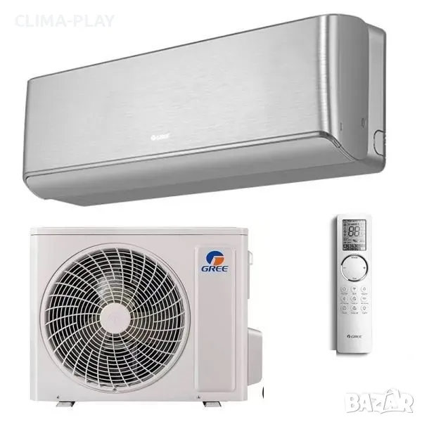 Инверторен климатик Gree Airy Silver - GWH12AVCXD-K6DNA1A, 12 000 BTU, A+++, снимка 1
